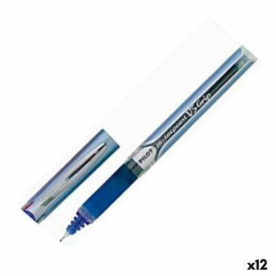 Pen Roller Pilot V5 Grip Blauw 0,3 mm (12 Stuks)