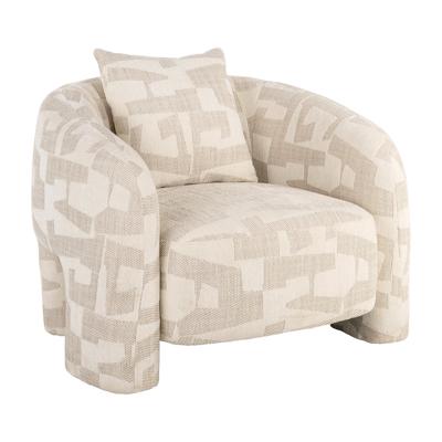 Richmond Fauteuil 'Tuscany' Graffic stof, kleur Beige