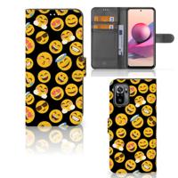 Xiaomi Redmi Note 10S | 10 4G | Poco M5s | Telefoon Hoesje | Emoji | Portemonnee hoesje