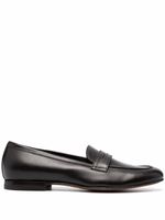 Scarosso Valeria leather penny loafers - Marron