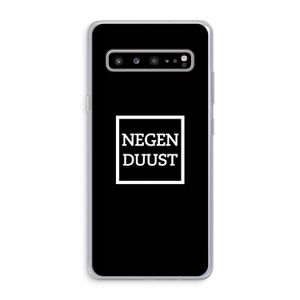Negenduust black: Samsung Galaxy S10 5G Transparant Hoesje