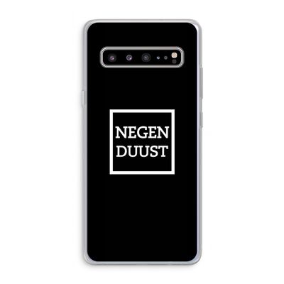 Negenduust black: Samsung Galaxy S10 5G Transparant Hoesje