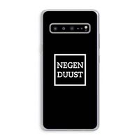 Negenduust black: Samsung Galaxy S10 5G Transparant Hoesje