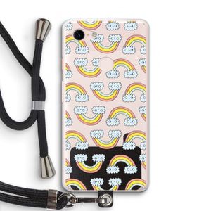 Regenboog: Pixel 3 XL Transparant Hoesje met koord