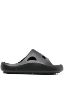 Off-White claquettes à découpes Meteor - Noir