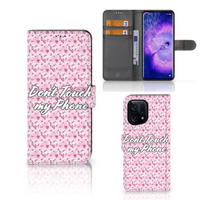 OPPO Find X5 Portemonnee Hoesje Flowers Pink DTMP