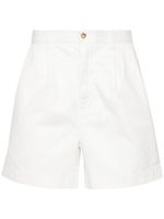 Polo Ralph Lauren short en serge à patch logo - Blanc