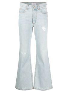 ERL jean bootcut à effet usé - Bleu