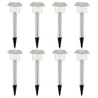 ALESIA Lotto di 8 fari solari - LED bianco freddo