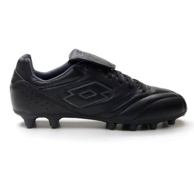 Lotto Stadio 200 Gras Voetbalschoenen (FG) Zwart