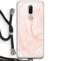Peach bath: OnePlus 6 Transparant Hoesje met koord