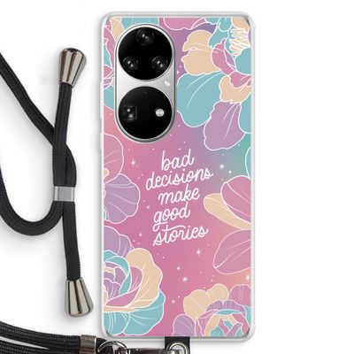 Good stories: Huawei P50 Pro Transparant Hoesje met koord