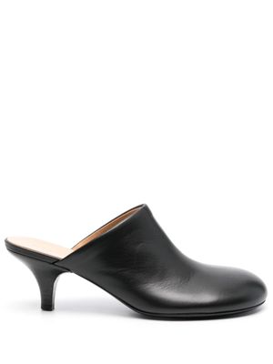 Marsèll mules Spilla 55 mm en cuir - Noir