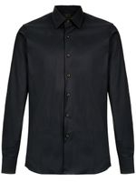 Prada chemise cintrée en popeline - Noir