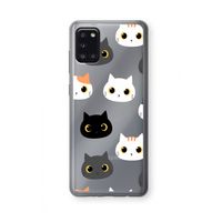 Katten: Samsung Galaxy A31 Transparant Hoesje