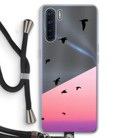 Fly away: Oppo A91 Transparant Hoesje met koord