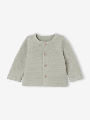 Basics vestje 100% katoen saliegroen