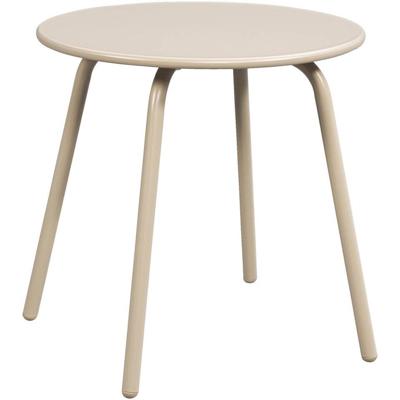 Leen Bakker - Bijzettafel Montreal - Zand/ - 45xØ45 Cm - Metaal - Beige