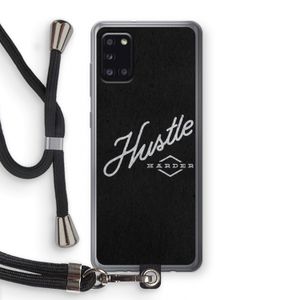 Hustle: Samsung Galaxy A31 Transparant Hoesje met koord