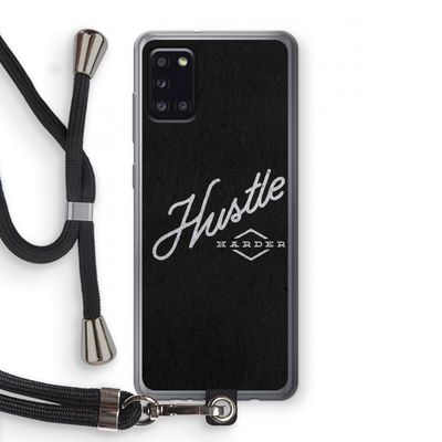 Hustle: Samsung Galaxy A31 Transparant Hoesje met koord