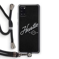 Hustle: Samsung Galaxy A31 Transparant Hoesje met koord