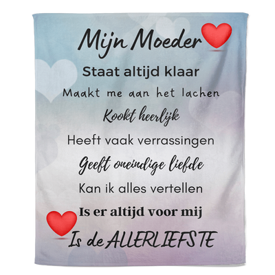 Fleecedeken Moederdag - Mijn Moeder - Pillow Buddies