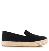 Toms - Carolina black flatform Suede Dames