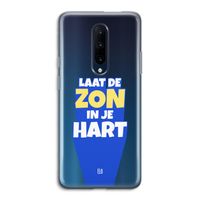 Laat de zon in je hart: OnePlus 7 Pro Transparant Hoesje