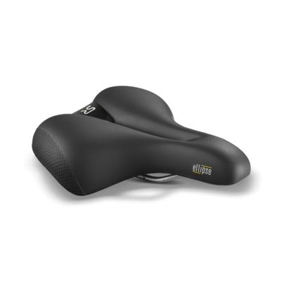 Selle Royal Ellipse Relaxed Fietszadel 251 x 223 mm 90° Zwart