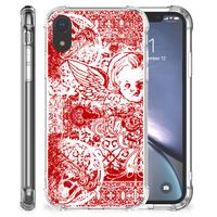 Extreme Case Apple iPhone Xr Angel Skull Rood