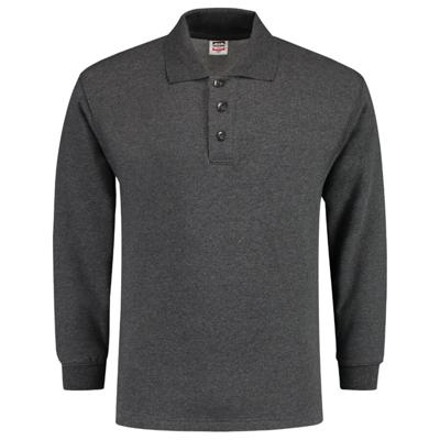 Tricorp polosweater - Casual - 301004 - antraciet melange - maat S