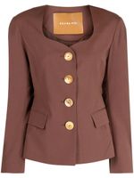 Rejina Pyo Perrin single-breasted blazer - Marron - thumbnail