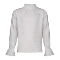 KIEstone winter blouse meisjes - wit - Fieke KIEstone winter blouse meisjes - wit - Fieke