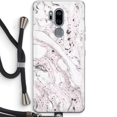 Mengelmoes: LG G7 Thinq Transparant Hoesje met koord