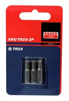 Bahco x3 bits t10h 25mm 1/4" dr standard | 59S/TR10-3P
