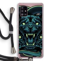 Cougar and Vipers: Samsung Galaxy A51 5G Transparant Hoesje met koord