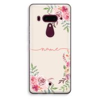 Rozen: HTC U12+ Transparant Hoesje