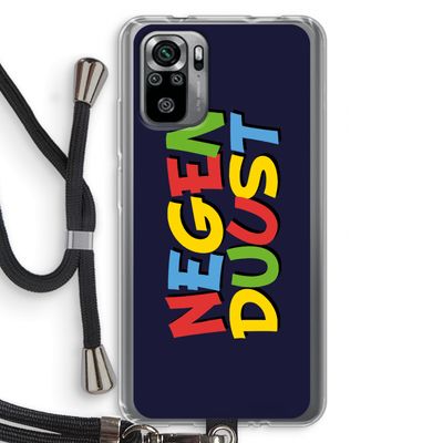 90's One: Xiaomi Redmi Note 10S Transparant Hoesje met koord