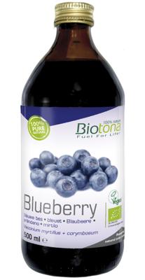 Biotona Vloeibaar Supersappen Blueberry 500ml