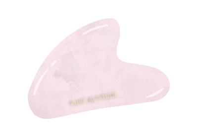 Pure Altitude Accessoire Gua Sha Visage en Quartz Rose 1Stuks