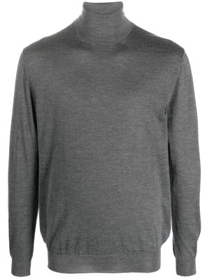 Malo pull en maille fine à col roulé - Gris