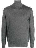 Malo roll-neck fine-knit jumper - Gris - thumbnail