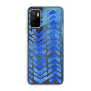 Blauwe pijlen: Xiaomi Poco M3 Pro 5G Transparant Hoesje