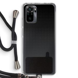 Musketon Halftone: Xiaomi Redmi Note 10 Pro Transparant Hoesje met koord