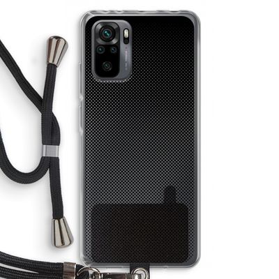Musketon Halftone: Xiaomi Redmi Note 10 Pro Transparant Hoesje met koord