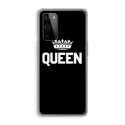 Queen zwart: OnePlus 9 Pro Transparant Hoesje