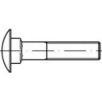 TOOLCRAFT 1061466 Platbolschroef M16 120 mm Vierkant DIN 603 RVS A2 25 stuk(s)