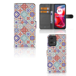 Motorola Moto G24 | G04 | G24 Power Bookcase Tiles Color