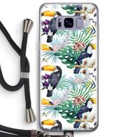 Tukans: Samsung Galaxy S8 Plus Transparant Hoesje met koord