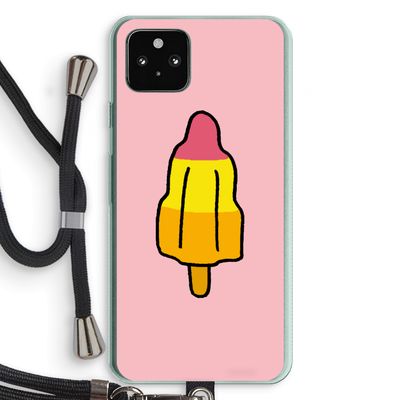 Raketijsje: Pixel 5a 5G Transparant Hoesje met koord